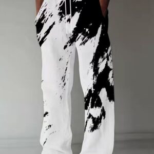 Men’s Loose 3D Printed Long Pants