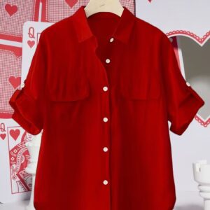Fashionable Short-Sleeved Shirt